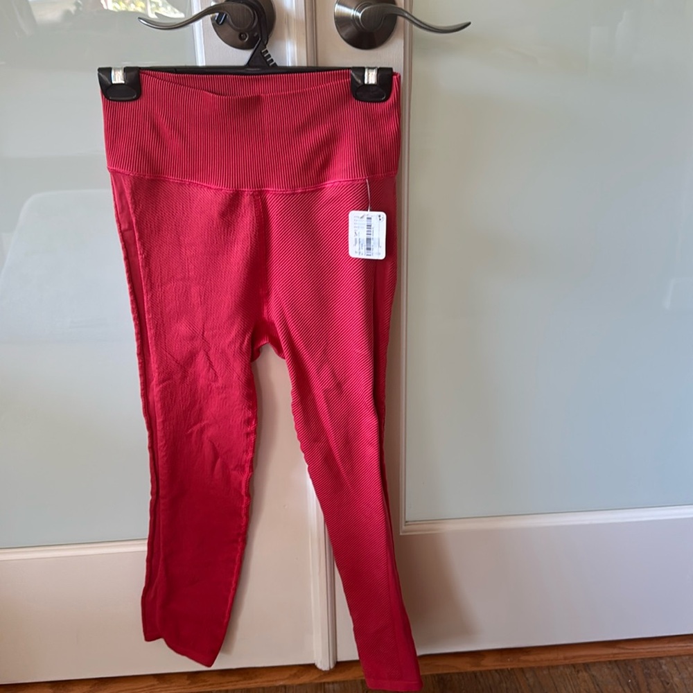 Free people high waist ribbed leggings